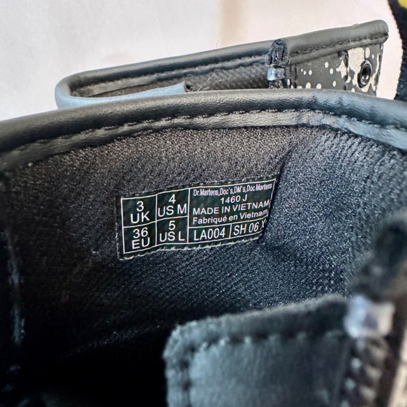 Youth Space Themed Dr. Marten Boots with Side Zip - Picture 8 of 8